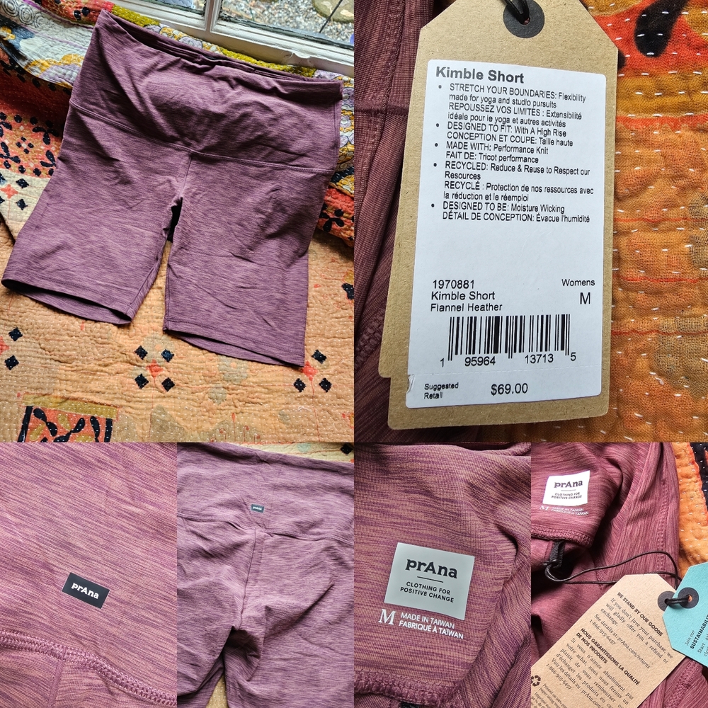 prAna Kimble Short - Flannel Heather